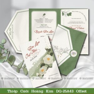 DQ 25A43 Thiệp túi Offset