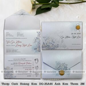 DQ 25A46 Thiệp túi Ánh kim thơm 2M