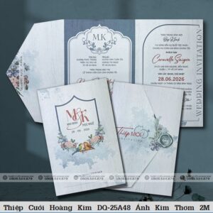DQ 25A48 Thiệp túi Ánh kim thơm 2M