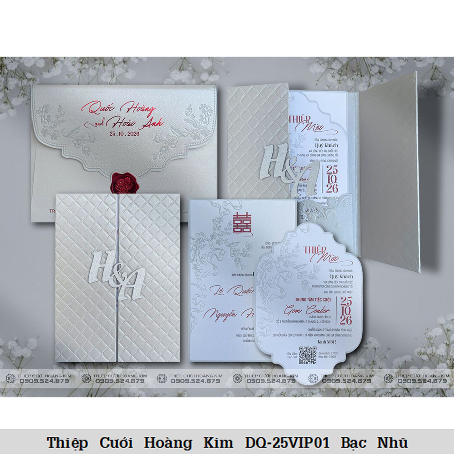 DQ 25VIP01 Bạc nhũ
