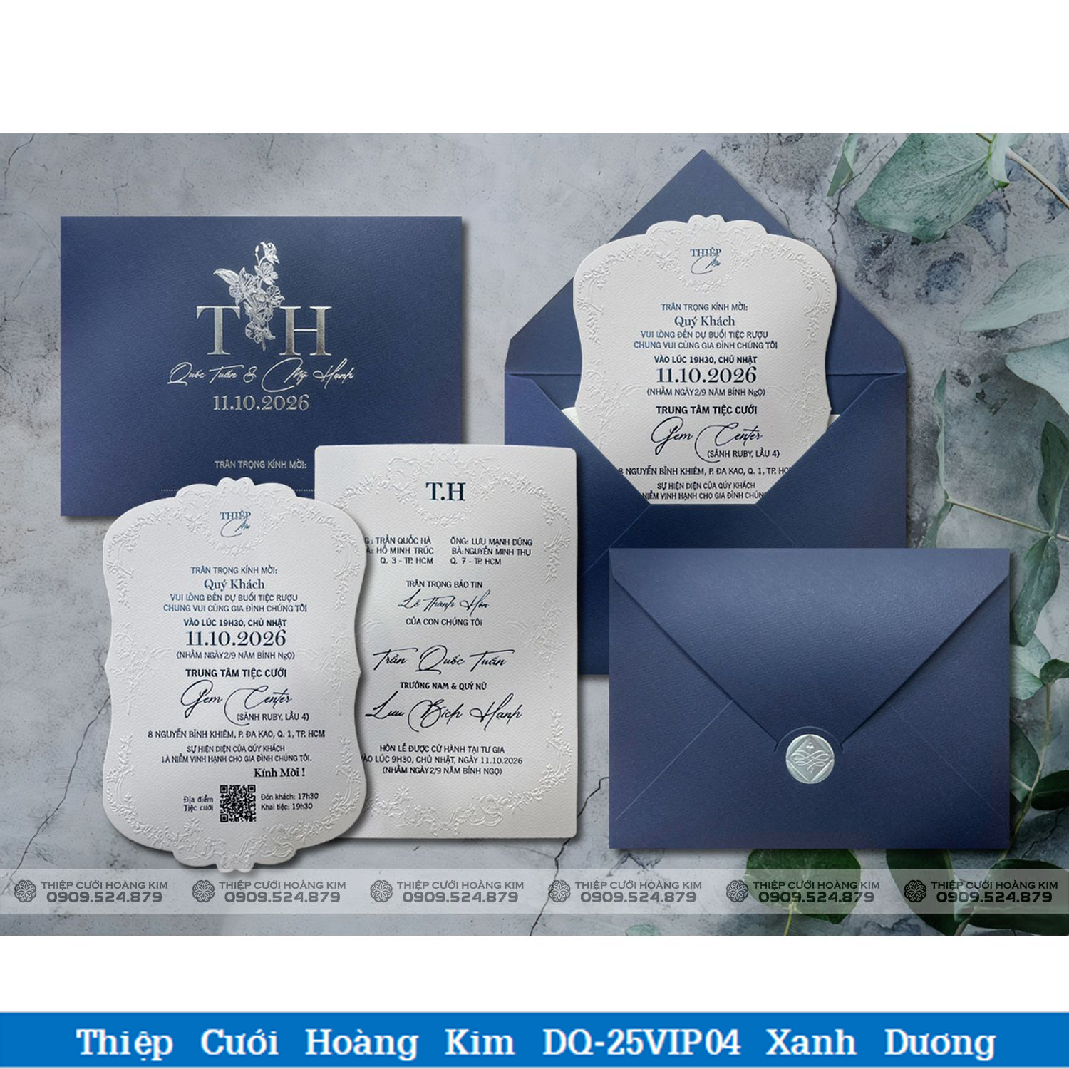 DQ 25VIP04 MT xanh dương
