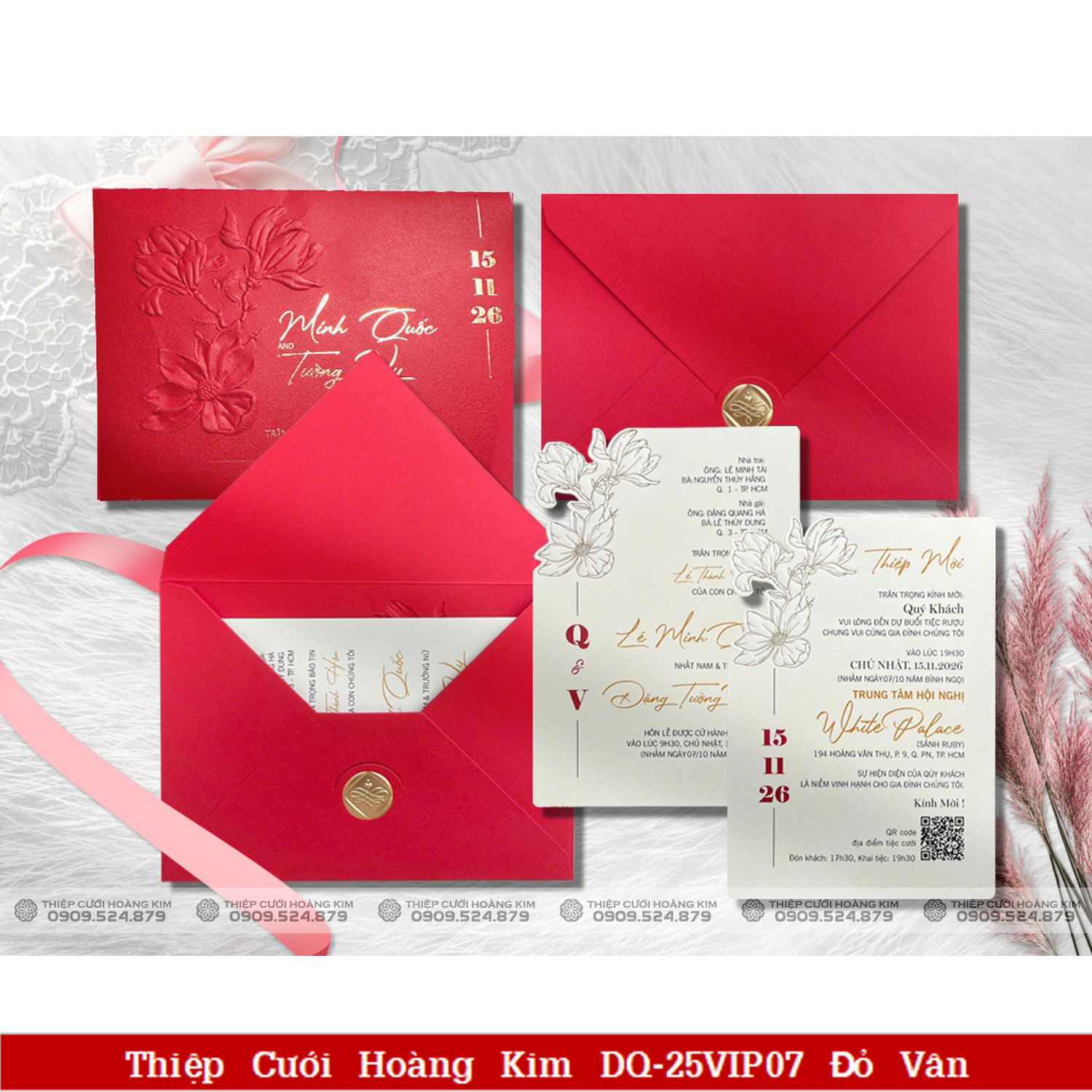 DQ 25VIP07 MT đỏ vân HQ