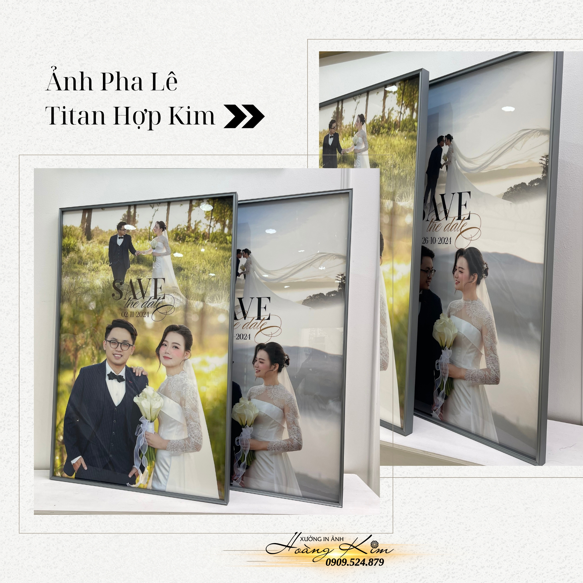 In Ảnh Mica, Tráng Gương Viền Hợp Kim – Đẳng Cấp, Bền Bỉ, Sang Trọng Như Khung Cao Cấp | Xưởng In Ảnh Hoàng Kim 39 ảnh cưới viền hợp kim