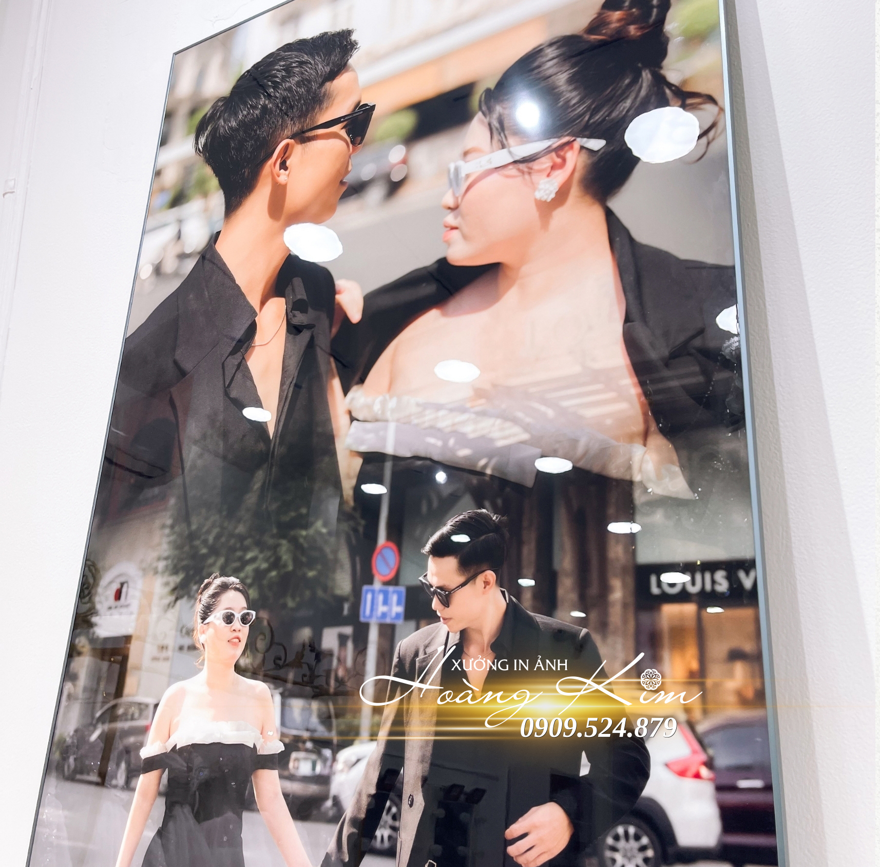 In Ảnh Mica, Tráng Gương Viền Hợp Kim – Đẳng Cấp, Bền Bỉ, Sang Trọng Như Khung Cao Cấp | Xưởng In Ảnh Hoàng Kim 22 ảnh cưới 60x120 viền hợp kim