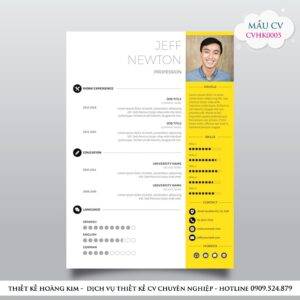 Mẫu Thiết Kế CV CVHK0005