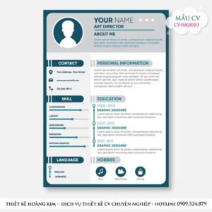 Mẫu Thiết Kế CV CVHK0010