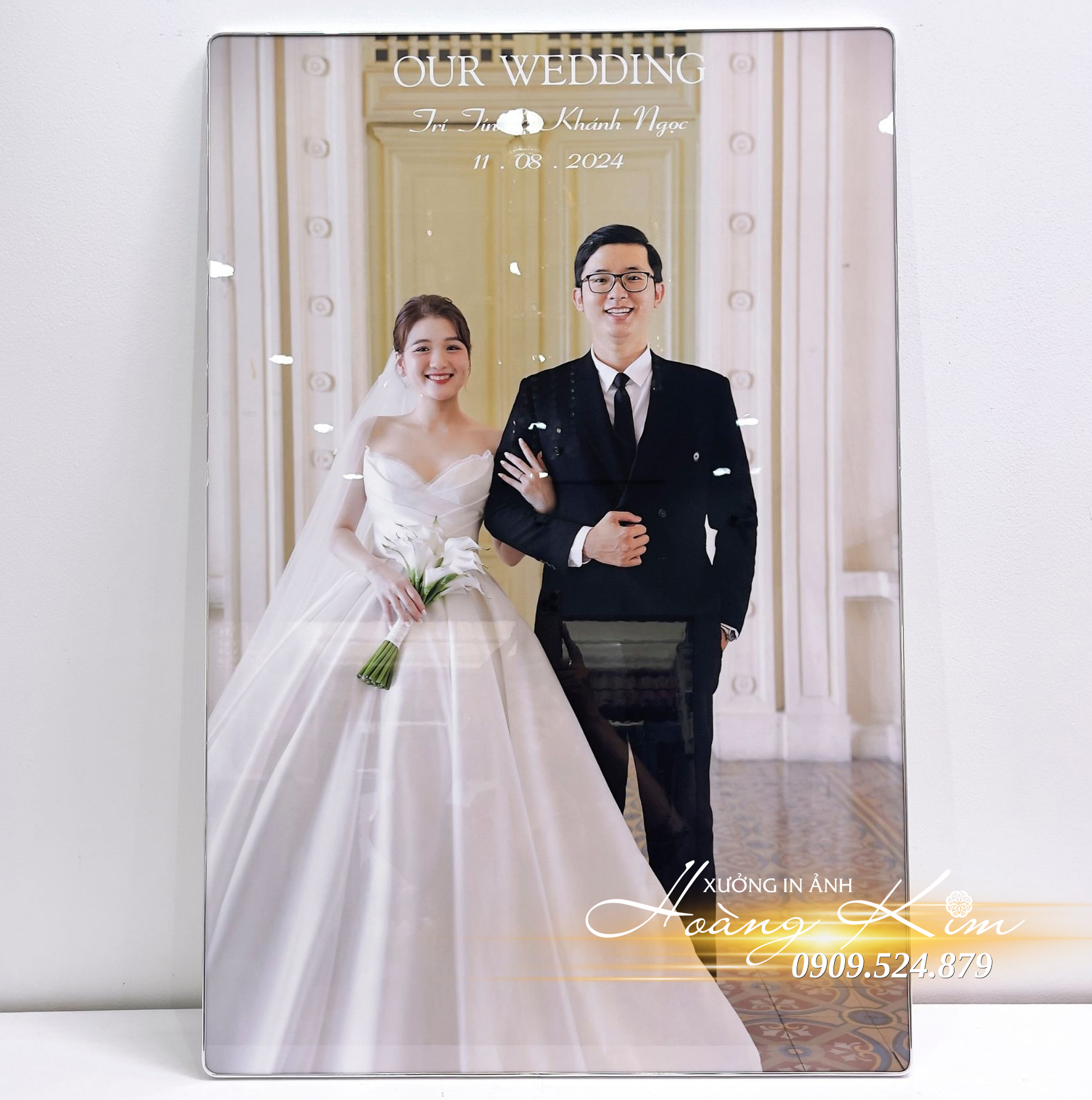 In Ảnh Tráng Gương, Pha Lê – Đỉnh Cao Của Sự Sang Trọng Và Sắc Nét | Xưởng In Ảnh Hoàng Kim 51 hình cưới bằng ảnh tráng gương siêu đẹp (2)