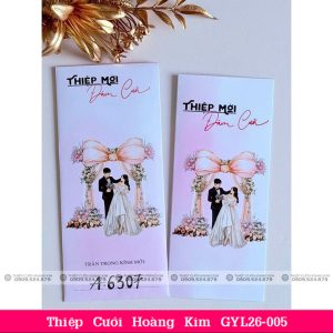 Thiệp Cưới Hoàng Kim GYL26 005