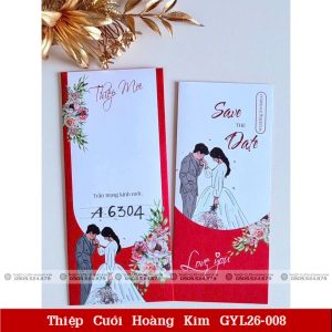 Thiệp Cưới Hoàng Kim GYL26 008