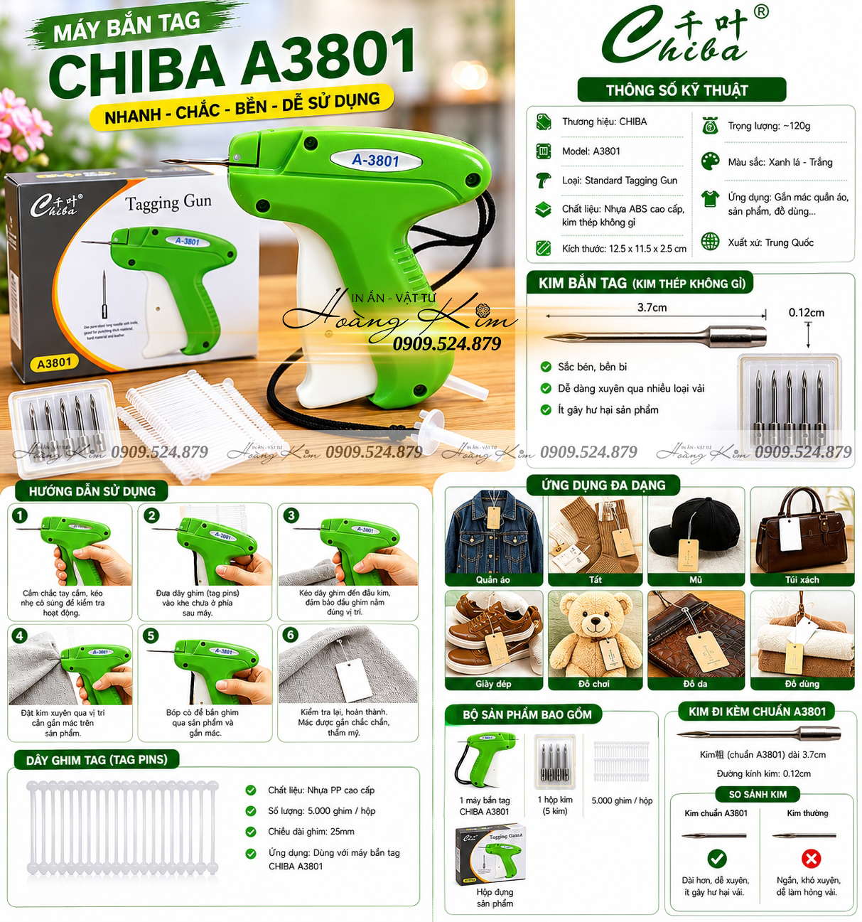 Súng Bắn Tag Chiba A3801 Chính Hãng – Máy Bắn Nhãn Mác Quần Áo Được Nhiều Shop Thời Trang Lựa Chọn 35 máy bắn tag Chiba A3801 (15)