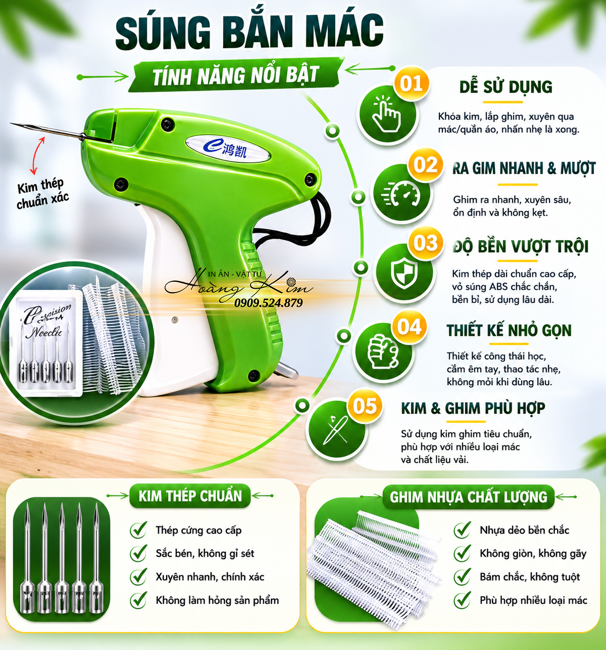 Súng Bắn Tag Chiba A3801 Chính Hãng – Máy Bắn Nhãn Mác Quần Áo Được Nhiều Shop Thời Trang Lựa Chọn 7 may ban tag Chiba A3801 2