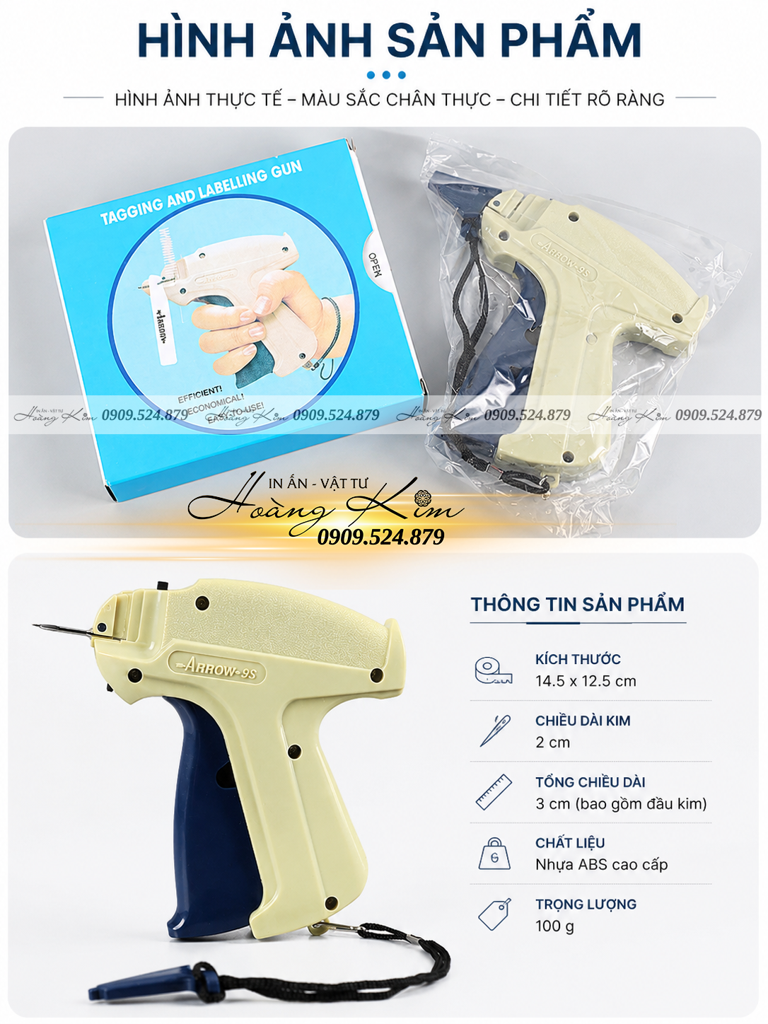 Máy Bắn Nhãn Mác Quần Áo Arrow 9S – Giải Pháp Gắn Tag Chuyên Nghiệp Cho Shop Thời Trang Và Xưởng May 6 sung ban tag arrow 9s 1