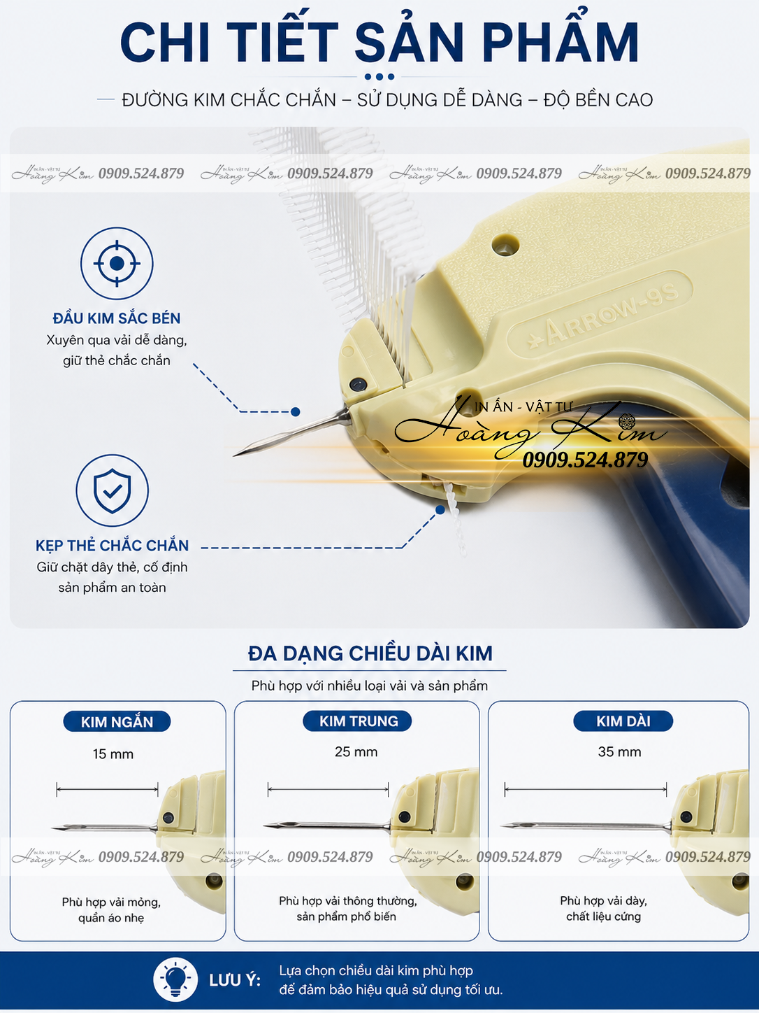 Máy Bắn Nhãn Mác Quần Áo Arrow 9S – Giải Pháp Gắn Tag Chuyên Nghiệp Cho Shop Thời Trang Và Xưởng May 7 sung ban tag arrow 9s 8