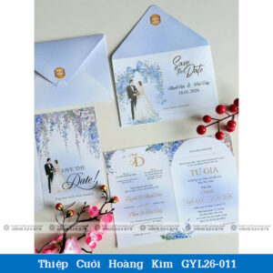 Thiệp Cưới Hoàng Kim GYL26 011