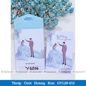 Thiệp Cưới Hoàng Kim GYL26 012