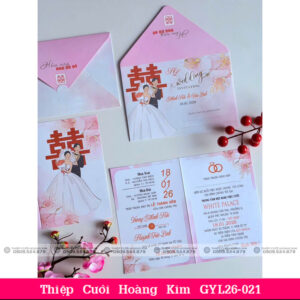 Thiệp Cưới Hoàng Kim GYL26 021