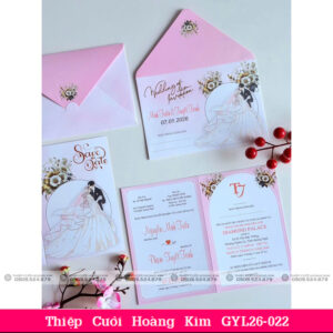 Thiệp Cưới Hoàng Kim GYL26 022
