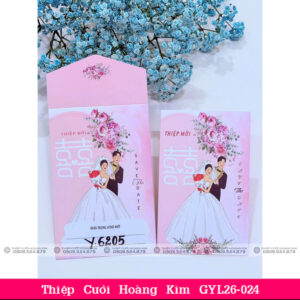 Thiệp Cưới Hoàng Kim GYL26 024