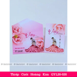 Thiệp Cưới Hoàng Kim GYL26 026