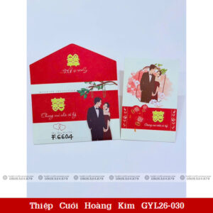 Thiệp Cưới Hoàng Kim GYL26 030