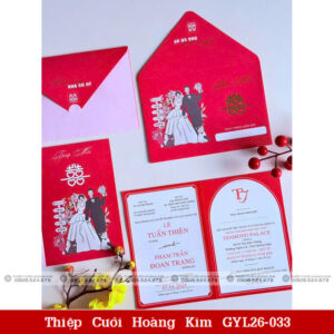 Thiệp Cưới Hoàng Kim GYL26 033