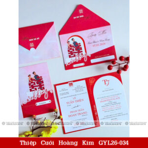Thiệp Cưới Hoàng Kim GYL26 034