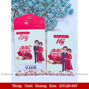 Thiệp Cưới Hoàng Kim GYL26 037