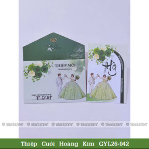 Thiệp Cưới Hoàng Kim GYL26 042