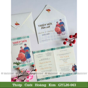Thiệp Cưới Hoàng Kim GYL26 043