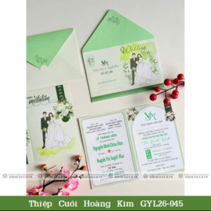 Thiệp Cưới Hoàng Kim GYL26 045