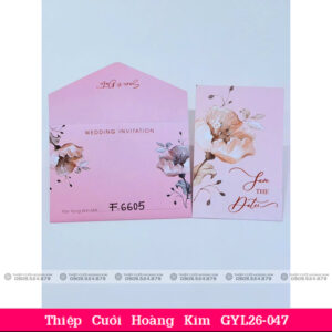 Thiệp Cưới Hoàng Kim GYL26 047